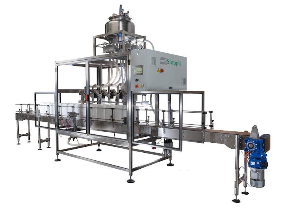 Automatic linear filling machine