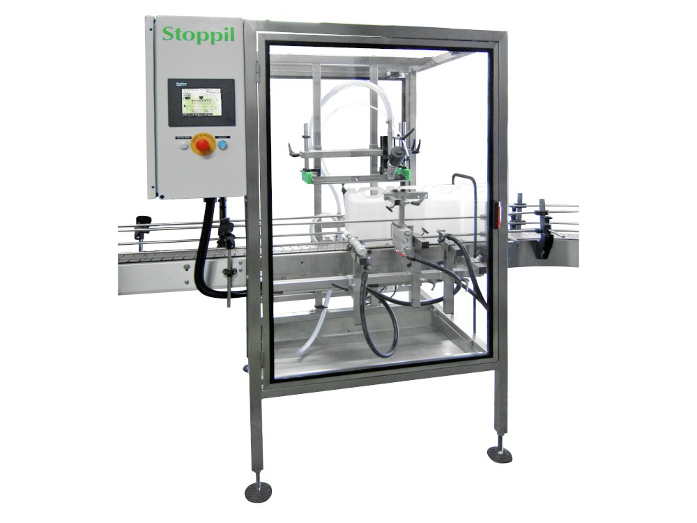 Non evolutive linear automatic filling machine