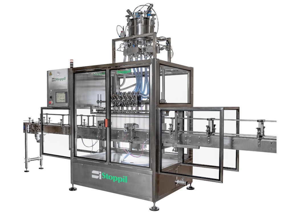 Linear filling machine