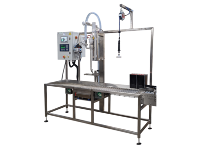 Semi-automatic weight filling machine